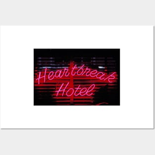 Heartbreak hotel neon Posters and Art